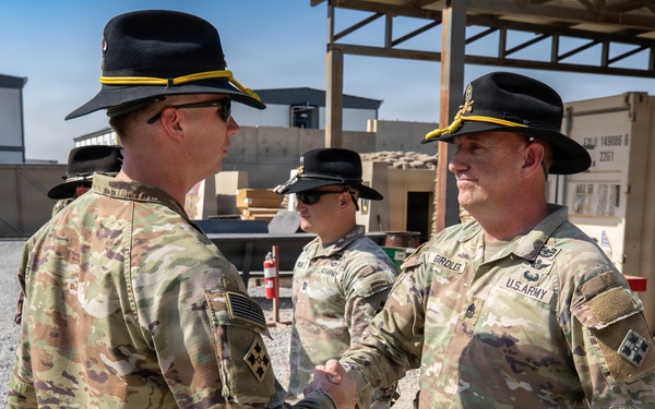 Task Force Nighthawk Patching Ceremony