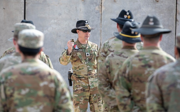 Task Force Nighthawk Patching Ceremony