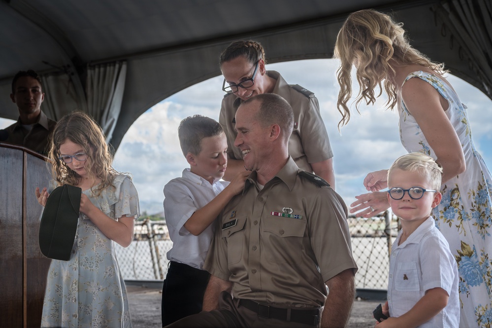 94th AAMDC Deputy G-2 Promoted to Lieutenant Colonel