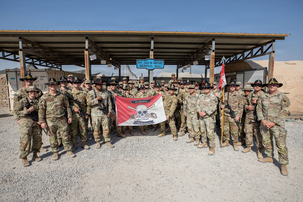 Task Force Nighthawk Patching Ceremony