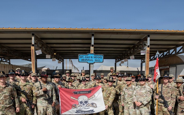 Task Force Nighthawk Patching Ceremony