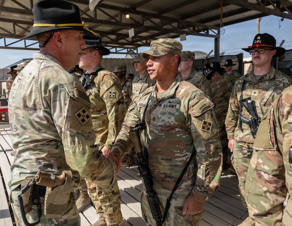 Task Force Nighthawk Patching Ceremony