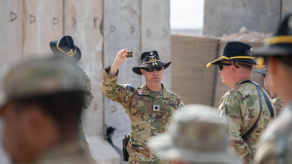 Task Force Nighthawk Patching Ceremony