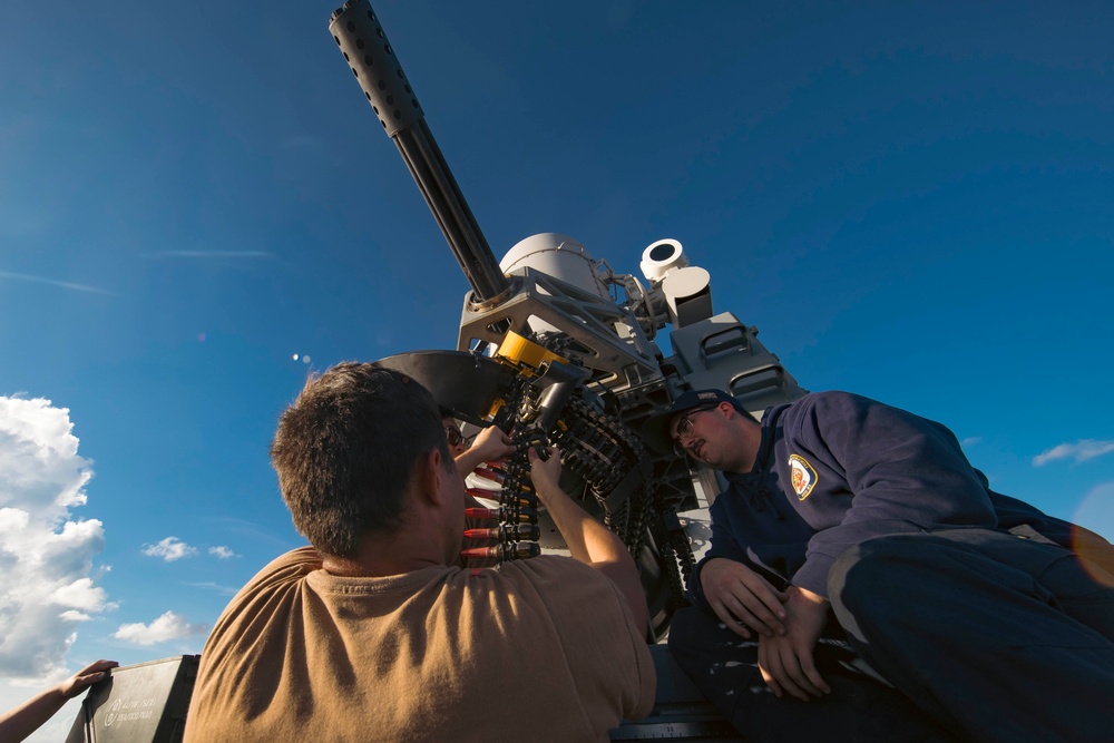 USS Winston S. Churchill Conducts Live-Fire Exercise