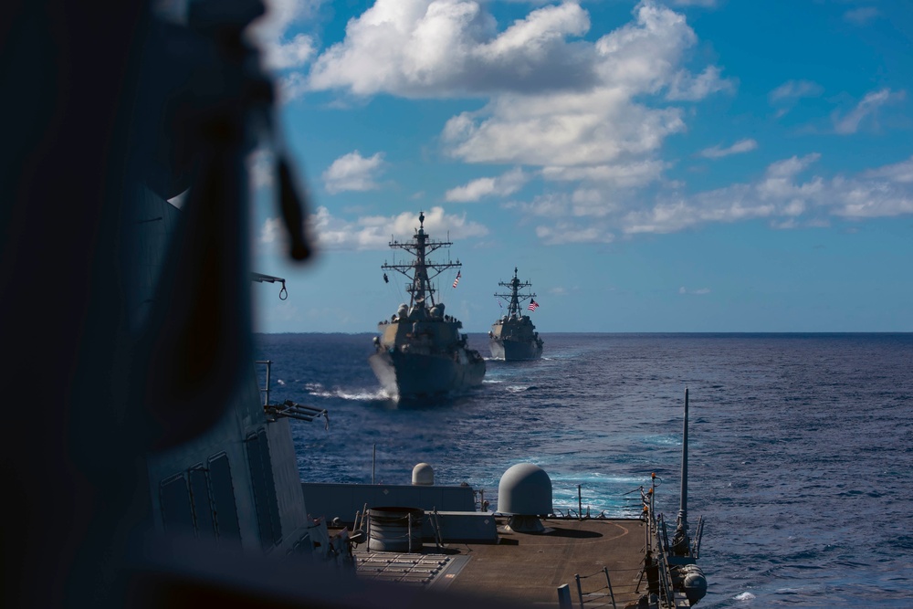 Gerald R. Ford Carrier Strike Group Operates in the Western Atlantic Ocean