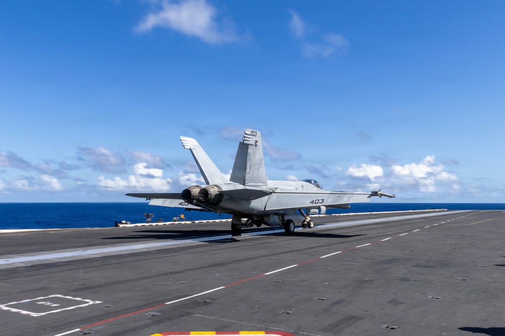 USS Gerald R. Ford (CVN 78) Conducts Flight Operations