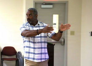 EUCOM cyber chief visits Marshall Center