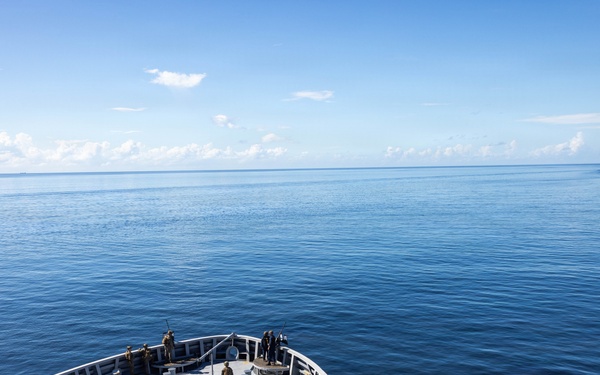 22nd MEU(SOC) | USS Fort Lauderdale Conducts Strait Transit Operations