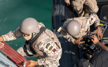 Coalition forces conduct close quarters combat training during Exercise Ferocious Falcon 6