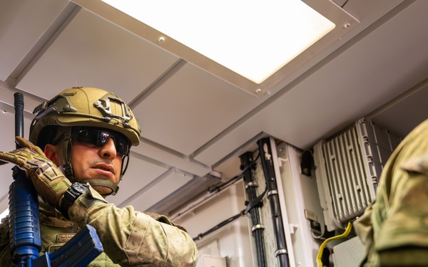 Coalition forces conduct close quarters combat training during Exercise Ferocious Falcon 6