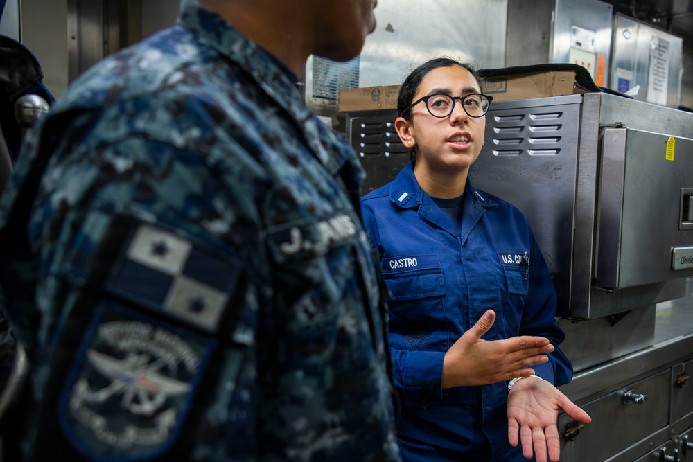 U.S. Coast Guard Cutter Hickory conducts subject matter expert exchange
