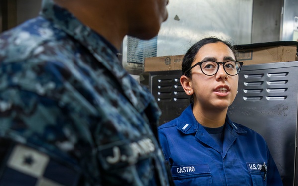 U.S. Coast Guard Cutter Hickory conducts subject matter expert exchange