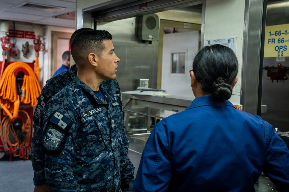 U.S. Coast Guard Cutter Hickory conducts subject matter expert exchange
