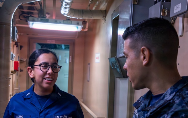 U.S. Coast Guard Cutter Hickory conducts subject matter expert exchange