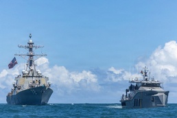 USS Mahan and GDFS Shahoud Conduct Maritime Exercise
