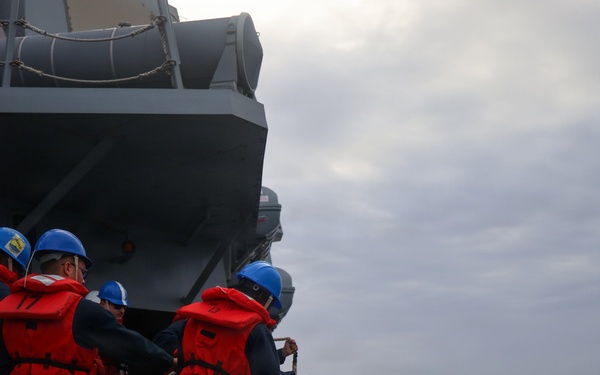 Small Boat Operations with the crew of USS Paul Ignatius (DDG 117)