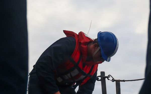 Small Boat Operations with the crew of USS Paul Ignatius (DDG 117)
