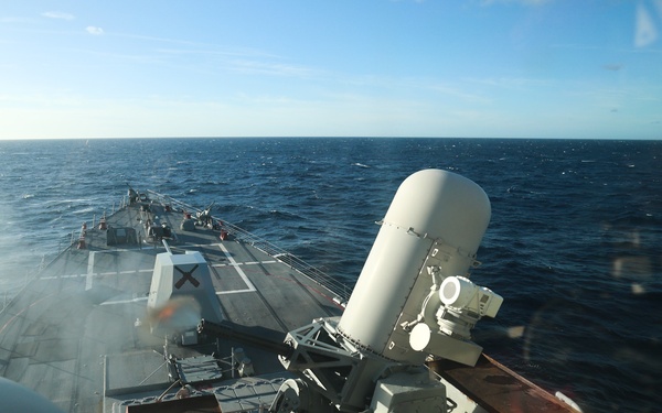 USS Paul Ignatius (DDG 117) conducts a Live Fire Gunnery Exercise