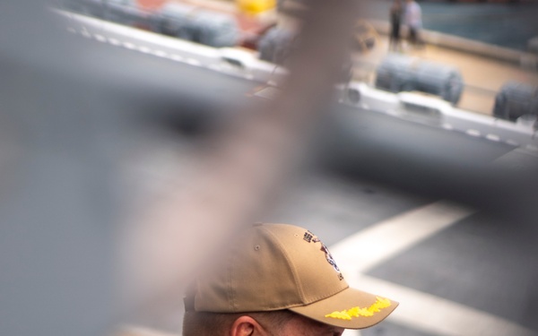 USS Essex departs Naval Base San Diego