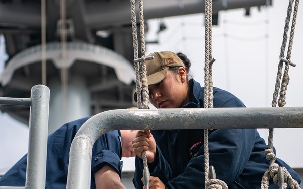 USS Essex departs Naval Base San Diego