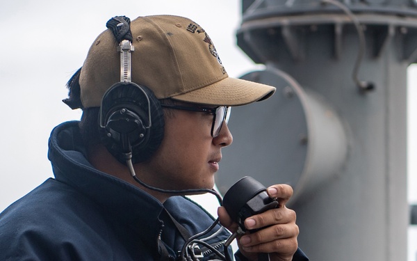 USS Essex departs Naval Base San Diego