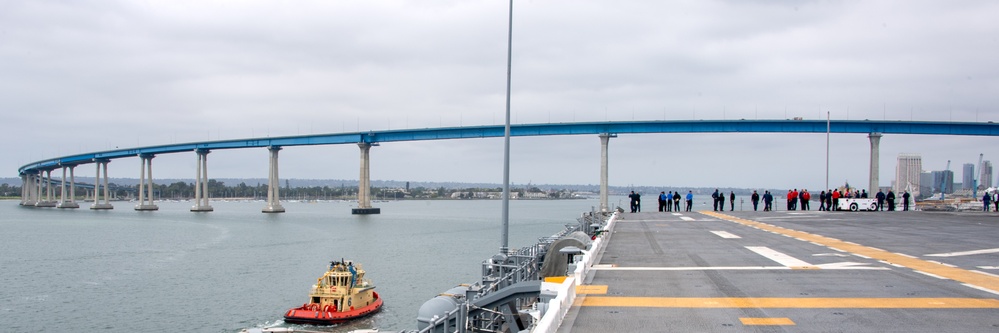 USS Essex gets underway