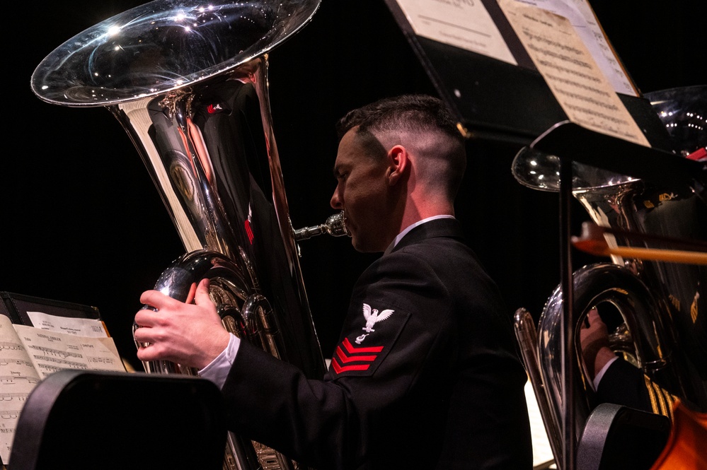 The United States Navy Band Performs a Concert at Kenmore Middle School