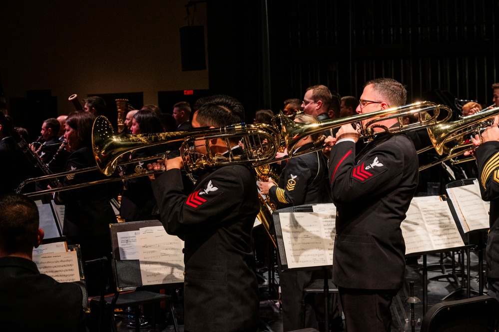 The United States Navy Band Performs a Concert at Kenmore Middle School