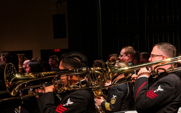 The United States Navy Band Performs a Concert at Kenmore Middle School
