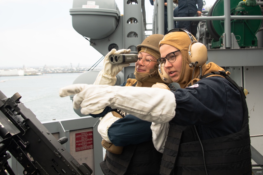 USS Essex gets underway