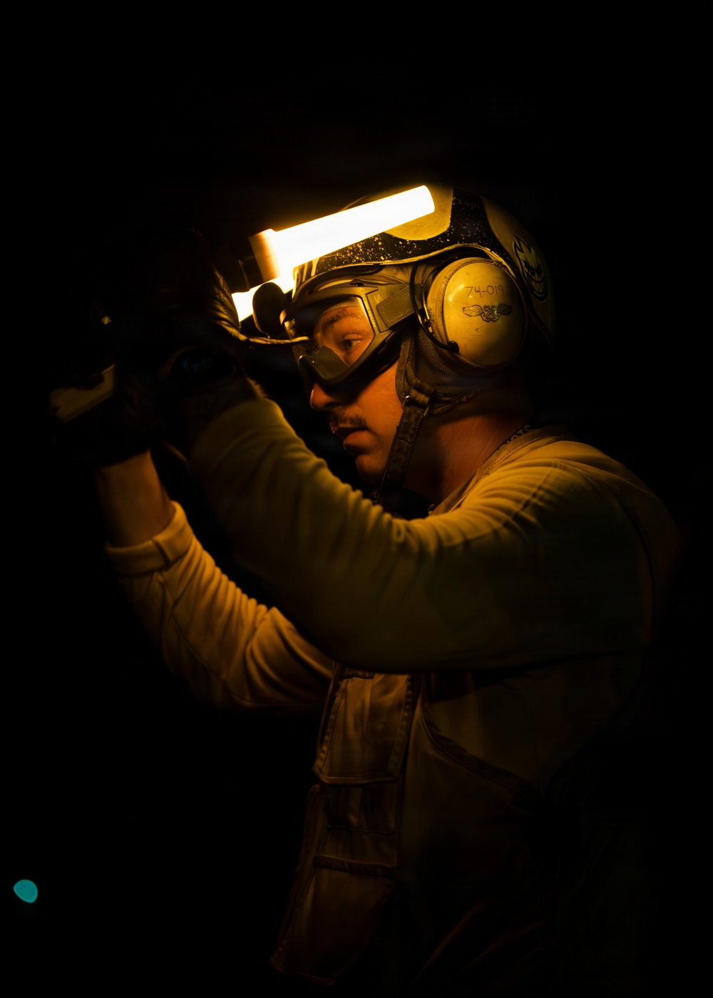 USS Gerald R. Ford (CVN 78) Night Flight Operations