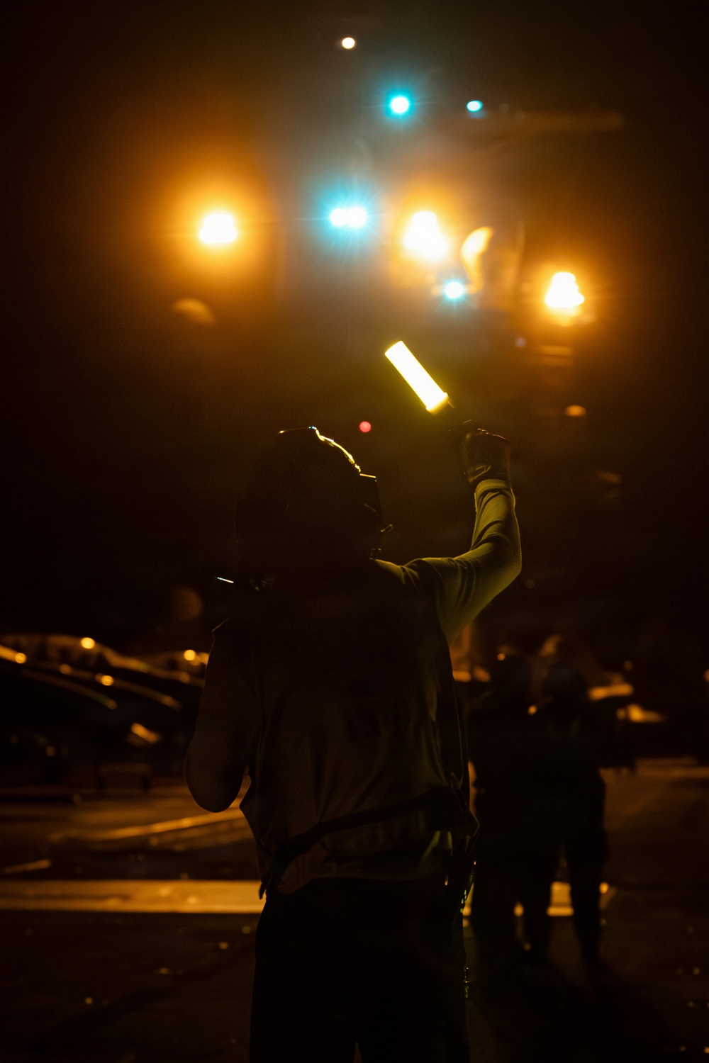 USS Gerald R. Ford (CVN 78) Night Flight Operations