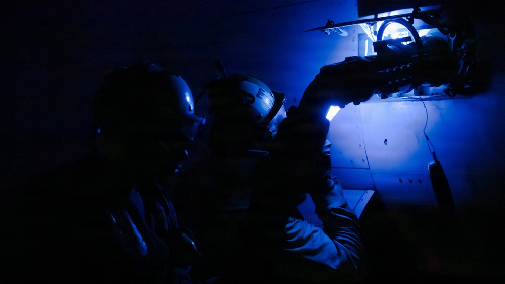 USS Gerald R. Ford (CVN 78) Night Flight Operations