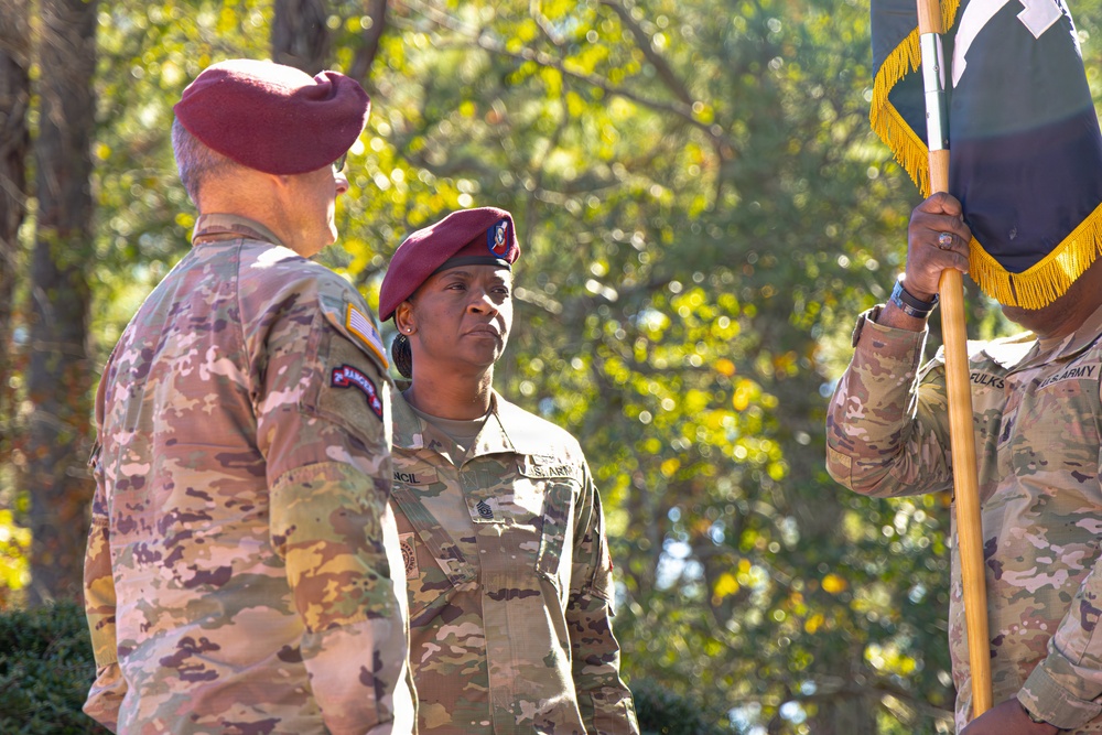 82nd ADSB Welcomes New Senior Enlisted Leader During Change of Responsibility Ceremony