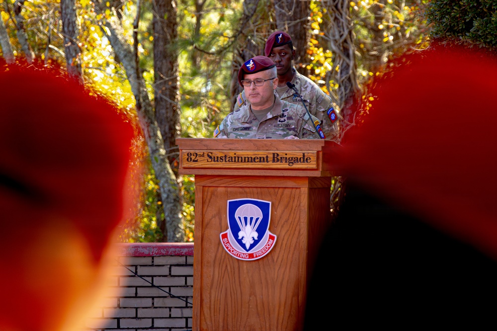 82nd ADSB Welcomes New Senior Enlisted Leader During Change of Responsibility Ceremony