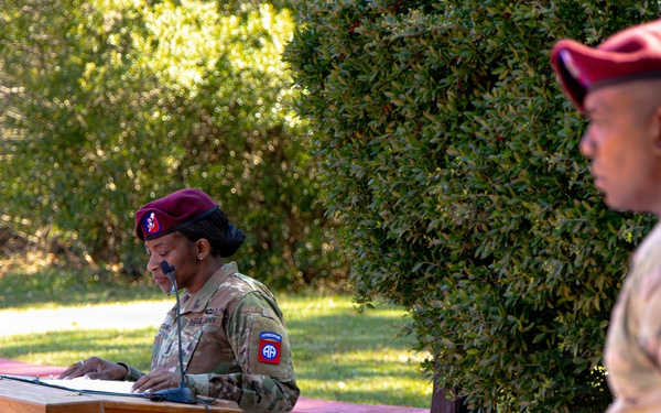 82nd ADSB Welcomes New Senior Enlisted Leader During Change of Responsibility Ceremony