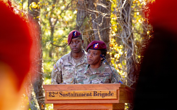 82nd ADSB Welcomes New Senior Enlisted Leader During Change of Responsibility Ceremony