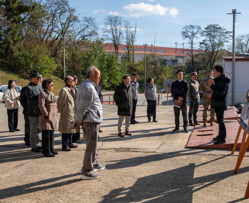 The U.S. Army Materiel Support Command – Korea proudly welcomed local key leaders and Good Neighbor Program (GNP) partners to Camp Carroll.