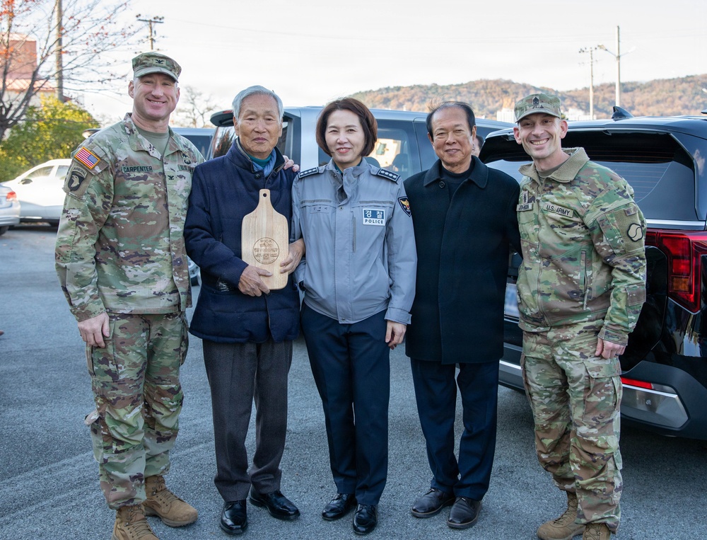 The U.S. Army Materiel Support Command – Korea proudly welcomed local key leaders and Good Neighbor Program (GNP) partners to Camp Carroll.