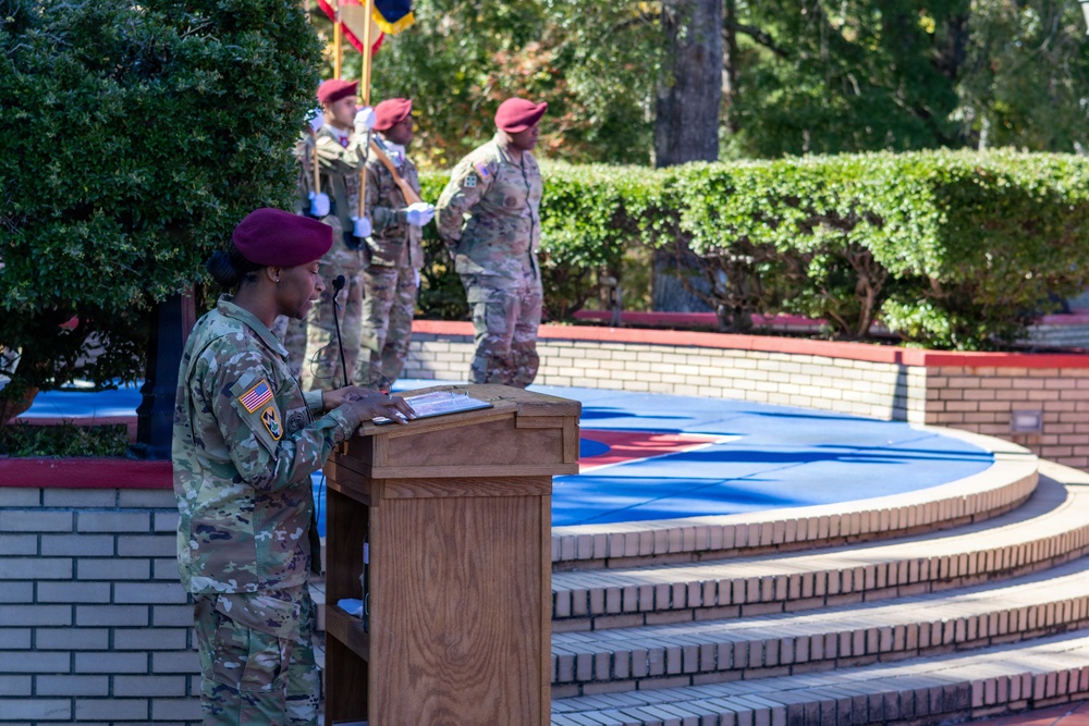 82nd ADSB Welcomes New Senior Enlisted Leader During Change of Responsibility Ceremony