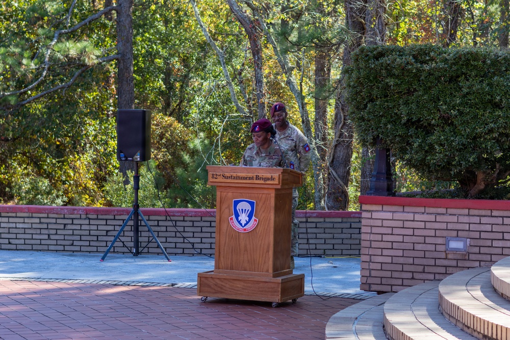 82nd ADSB Welcomes New Senior Enlisted Leader During Change of Responsibility Ceremony