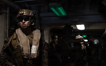 22nd MEU(SOC) Flight Operations Aboard USS San Antonio