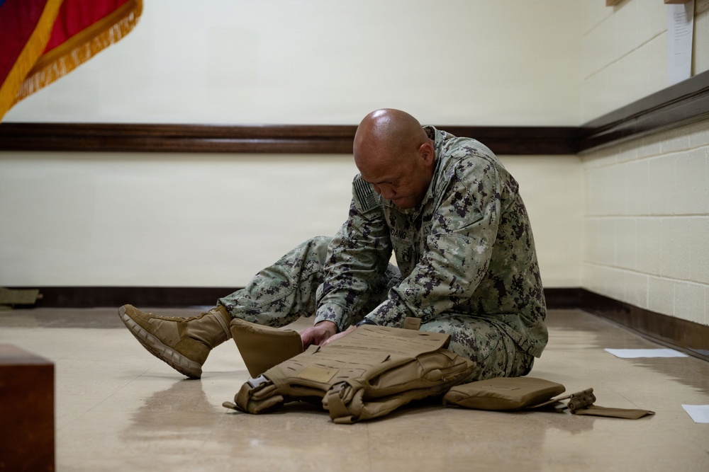 CTF 75 conducts body armor familiarization training