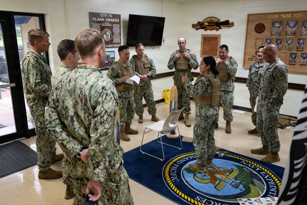 CTF 75 conducts body armor familiarization training
