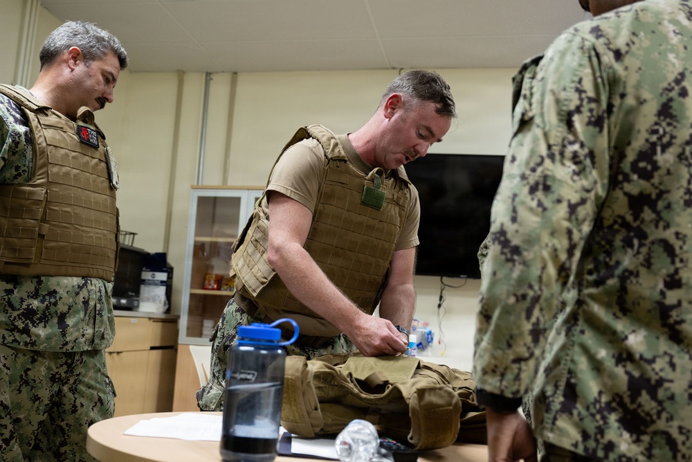 CTF 75 conducts body armor familiarization training