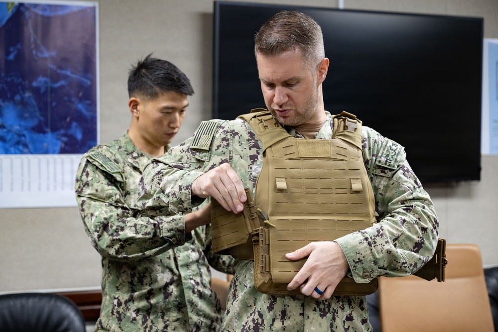 CTF 75 conducts body armor familiarization training