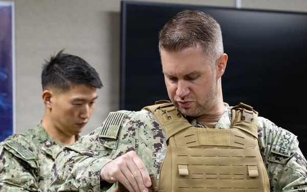 CTF 75 conducts body armor familiarization training