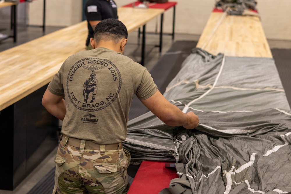 Army Rigger Competition Marks 75th Anniversary of the Parachute Rigger Corps