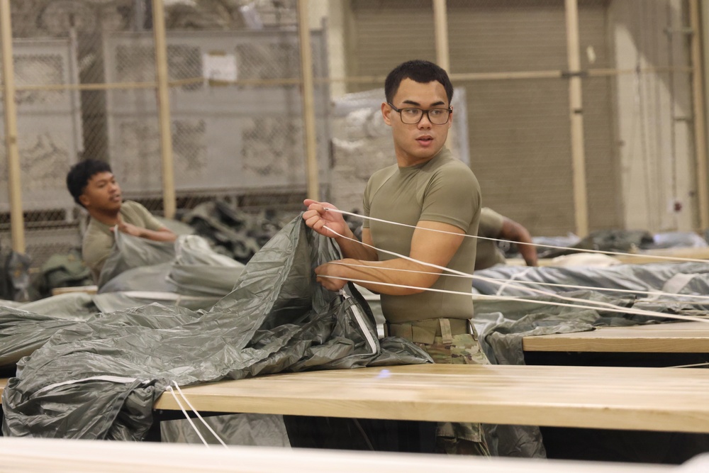 Army Rigger Competition Marks 75th Anniversary of the Parachute Rigger Corps