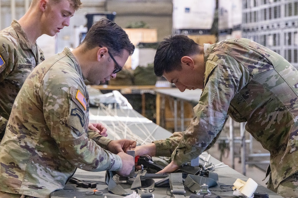 Army Rigger Competition Marks 75th Anniversary of the Parachute Rigger Corps